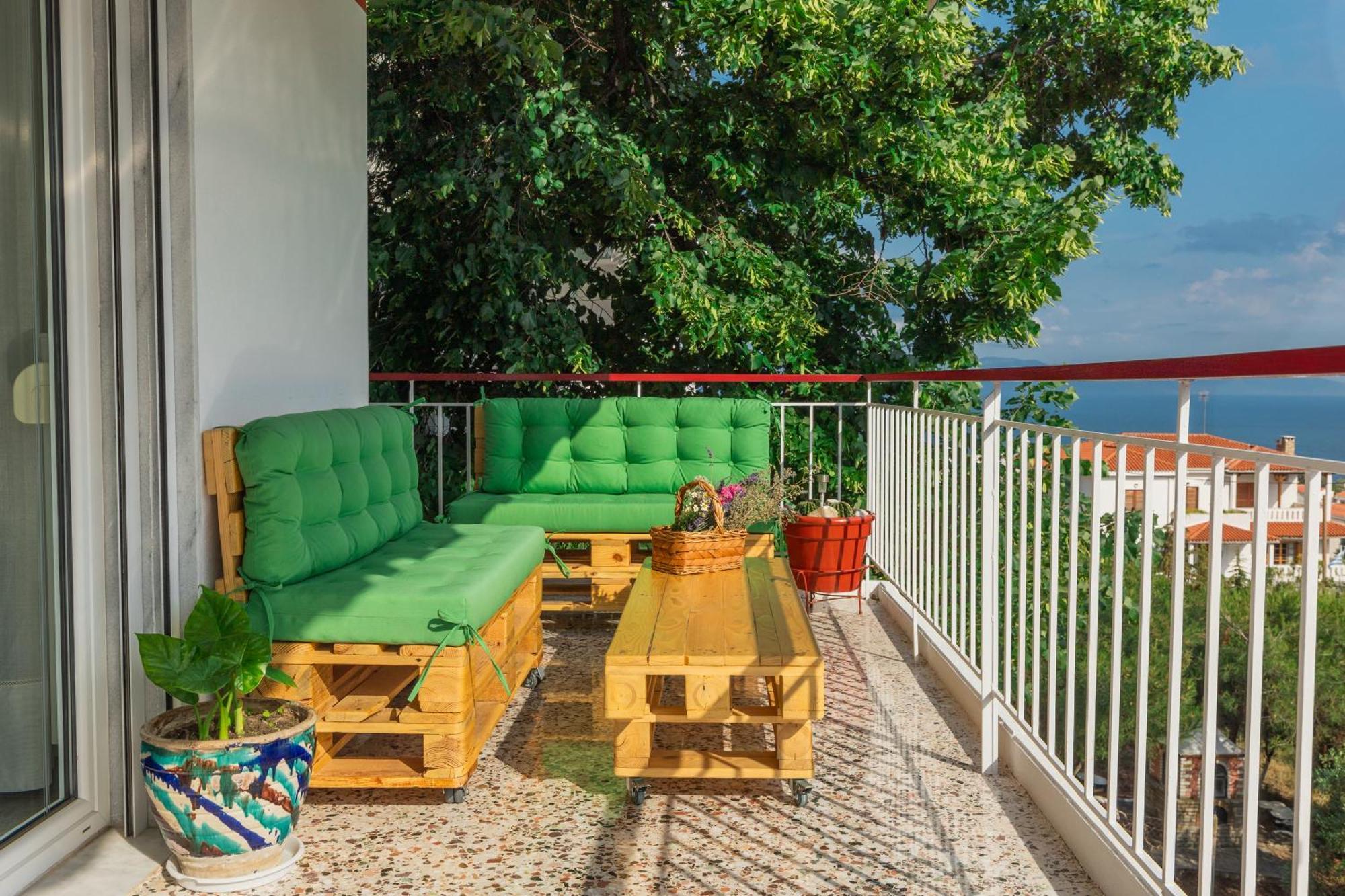 Mimoza'S Sea View Apartment Palaiontsiflikion Exterior photo